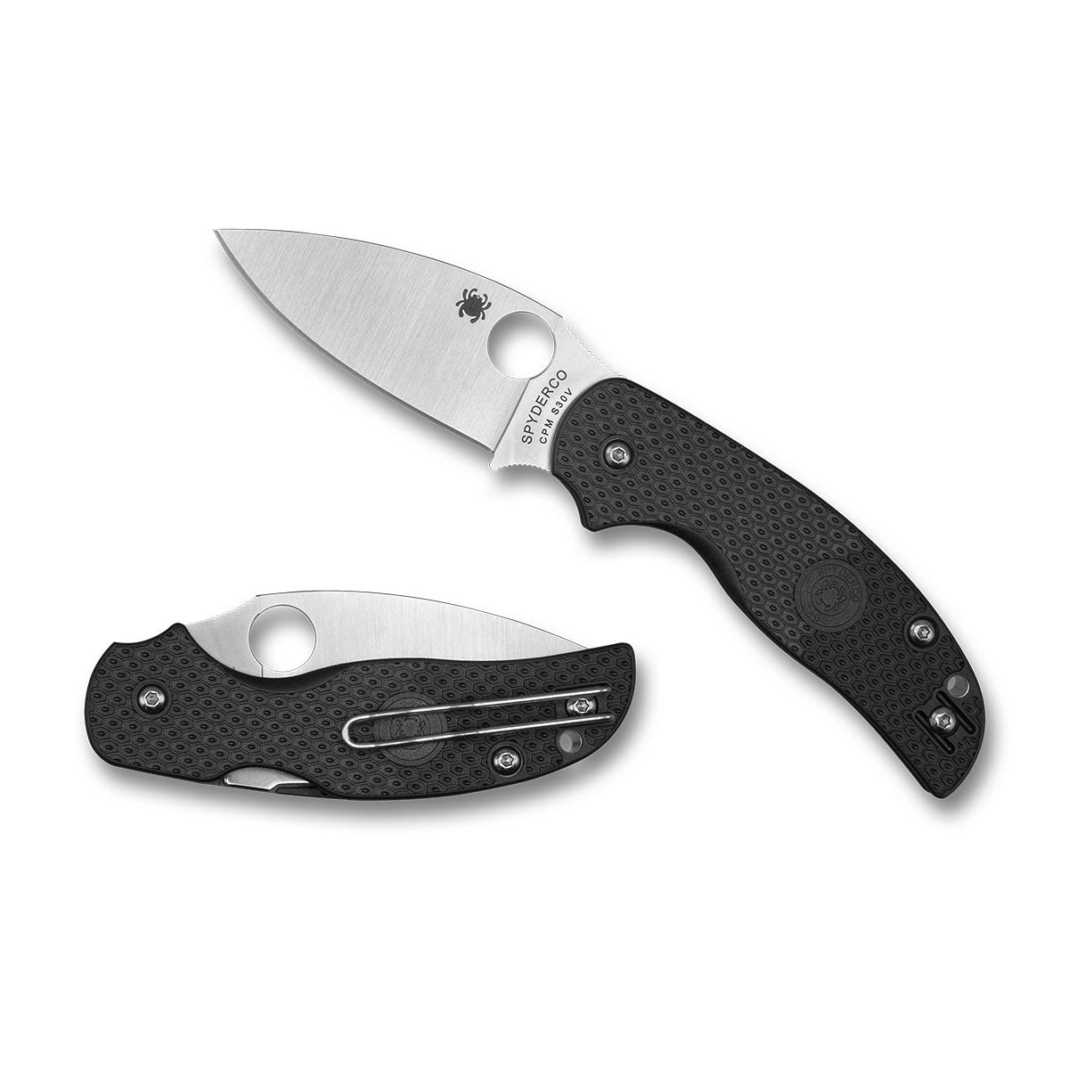 Spyderco Sage 5 Alzheimer's Lightweight Black - Plain blade Tactical Distributors Ltd New Zealand