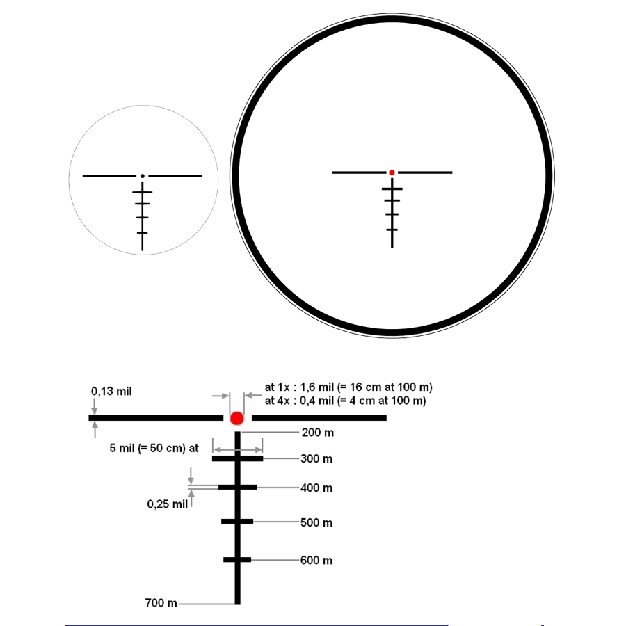 Steiner M332 3x32 Prism Sight 5.56 Reticle Tactical Distributors Ltd New Zealand