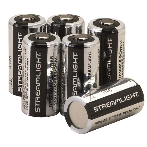 Streamlight CR123A Lithium High Power Batteries - Pack of 6 Tactical Distributors Ltd New Zealand