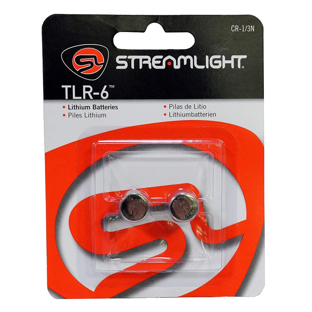 Streamlight CR1/3N Lithium Batteries for TLR-6 Pack of 2 Tactical Distributors Ltd New Zealand