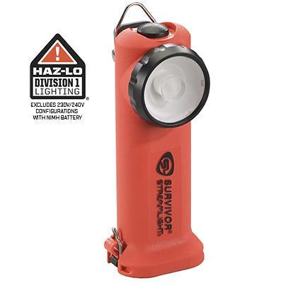 Streamlight Survivor Right Angle LED Rechargeable Light Orange Tactical Distributors Ltd New Zealand