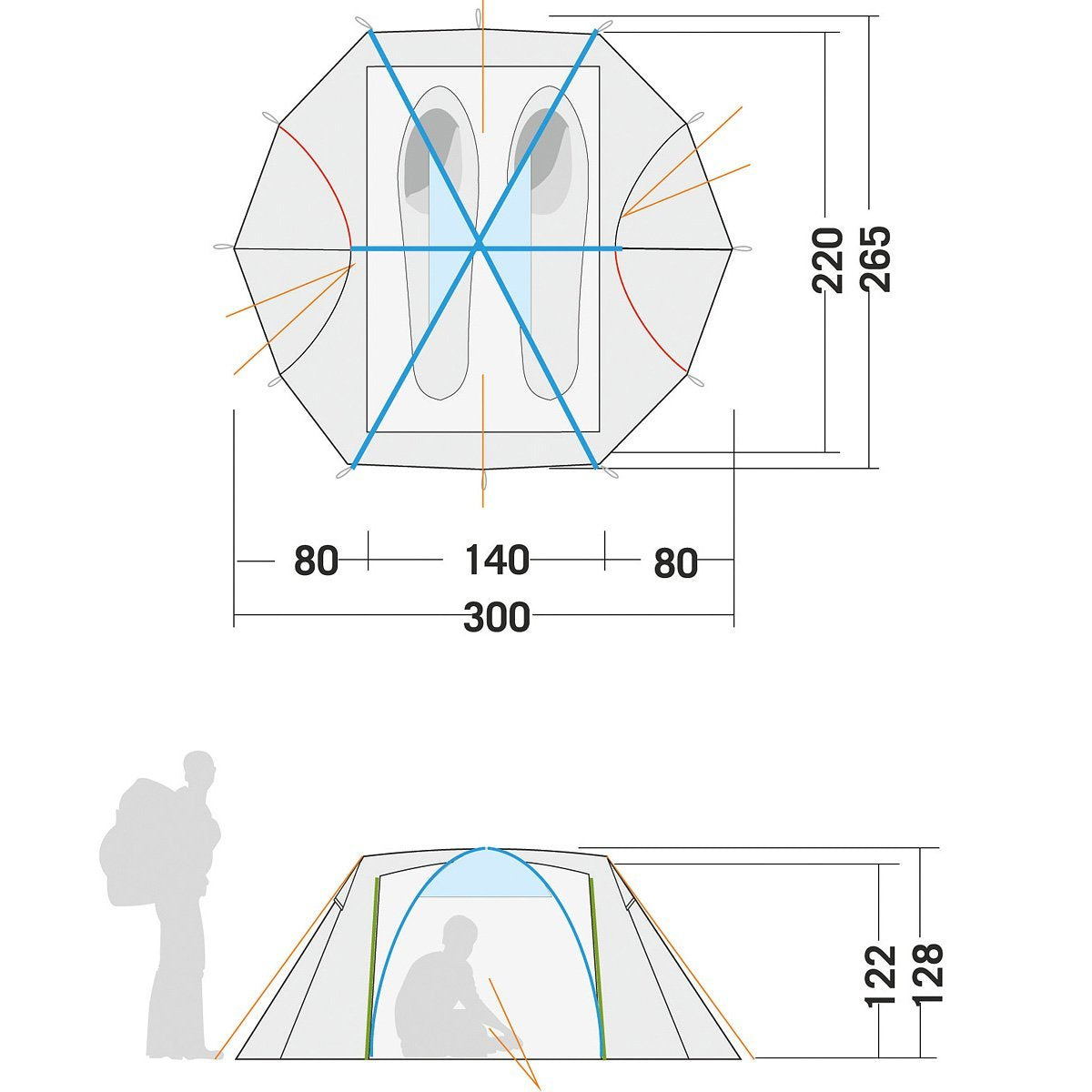 Tatonka Mountain Dome II Light Olive 2 Persons Tent Tactical Distributors Ltd New Zealand