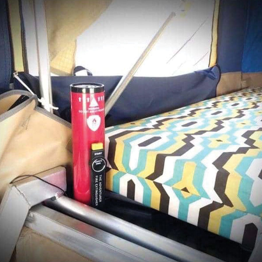 The Adventurer Extinguisher Complete with 1 x C Clip Mounting bracket, screws, wall plugs Tactical Distributors Ltd New Zealand