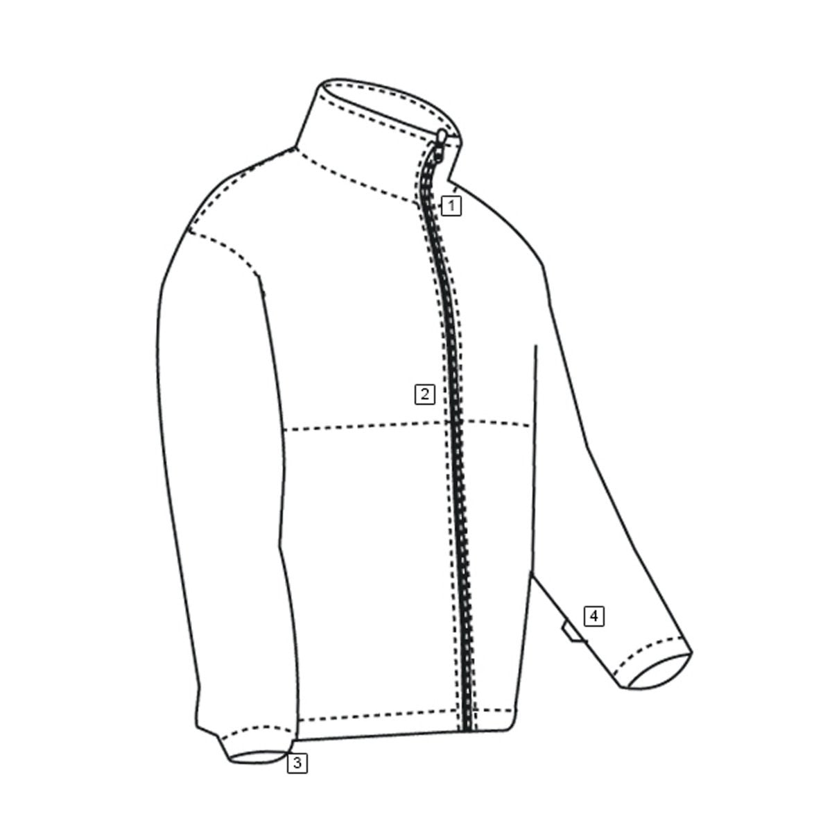 TruSpec Polar Fleece Jacket Black Tactical Distributors Ltd New Zealand