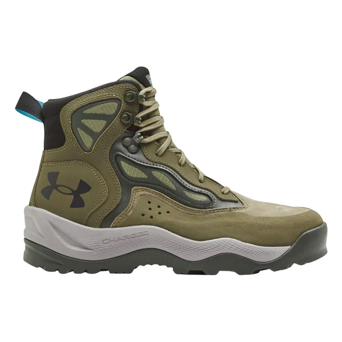Under Armour Charged Raider Mid 6" Hiking Boots Marine OD Green