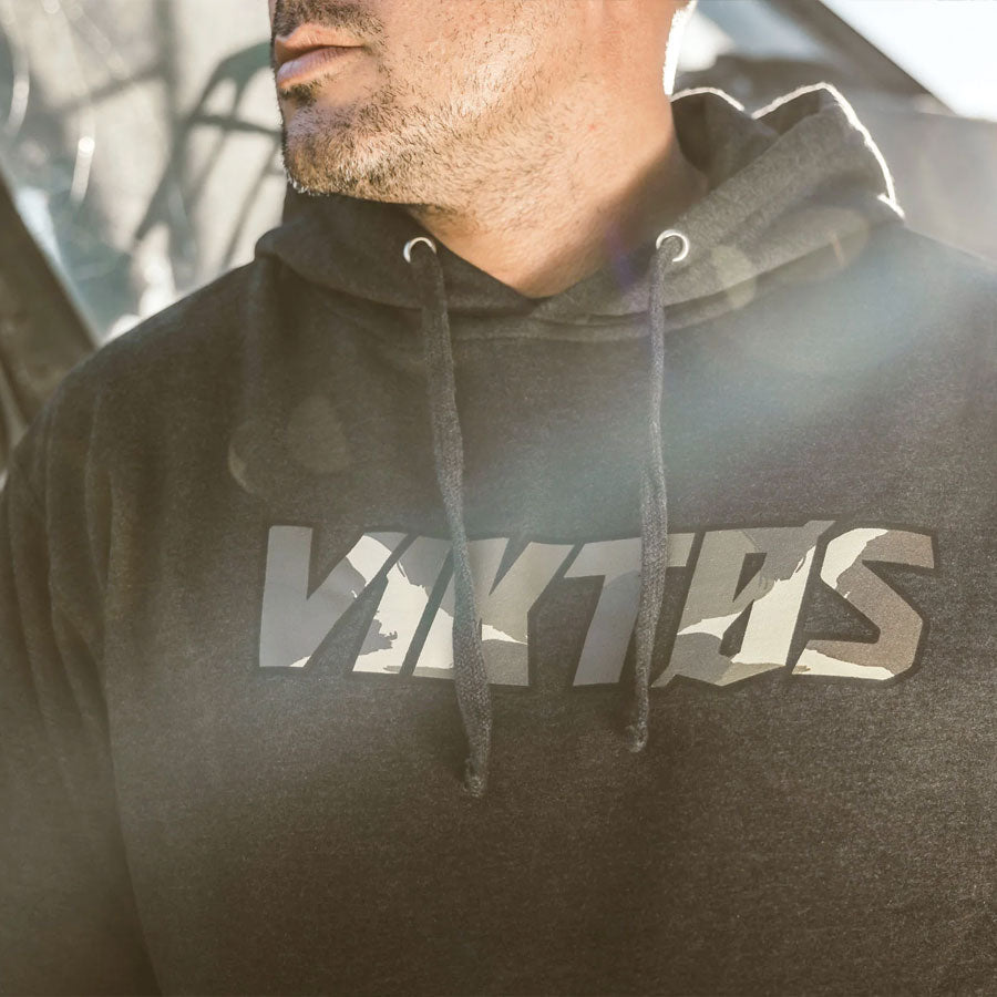 VIKTOS Brushstroke Hoodie Charcoal Heather Tactical Distributors Ltd New Zealand