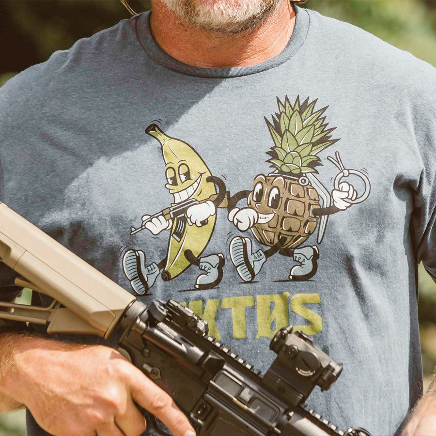 VIKTOS Forbidden Fruit Tee Charcoal Heather Tactical Distributors Ltd New Zealand