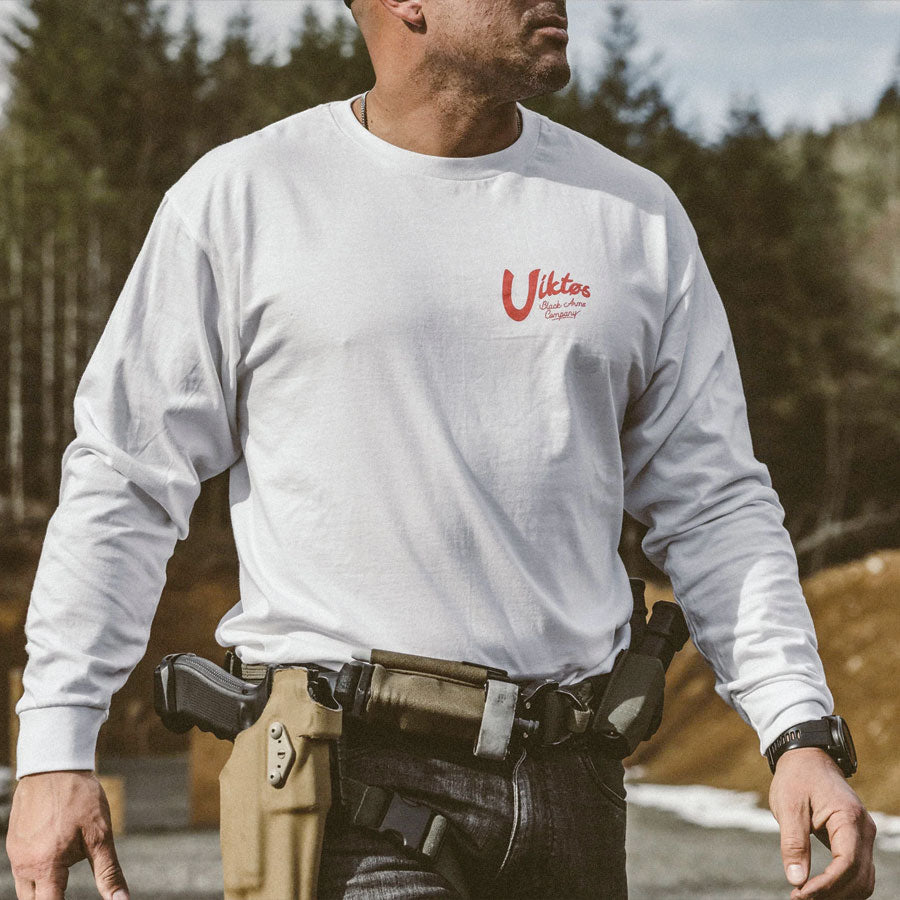 VIKTOS Huzi Girl LS Tee White Tactical Distributors Ltd New Zealand