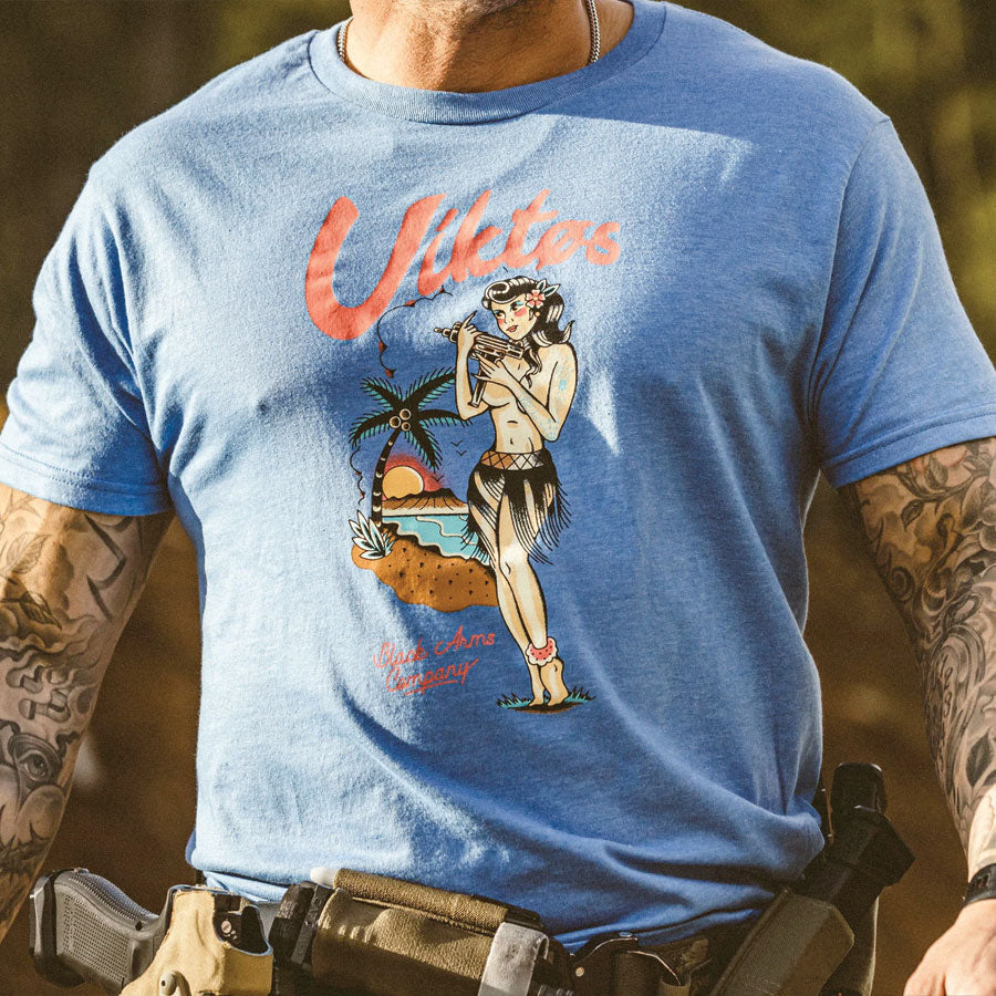 VIKTOS Huzi Girl Tee Royal Heather Tactical Distributors Ltd New Zealand