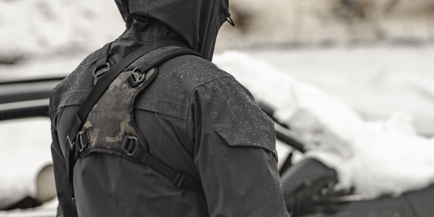 VIKTOS Range Trainer Waterproof Shell Black Tactical Distributors Ltd New Zealand