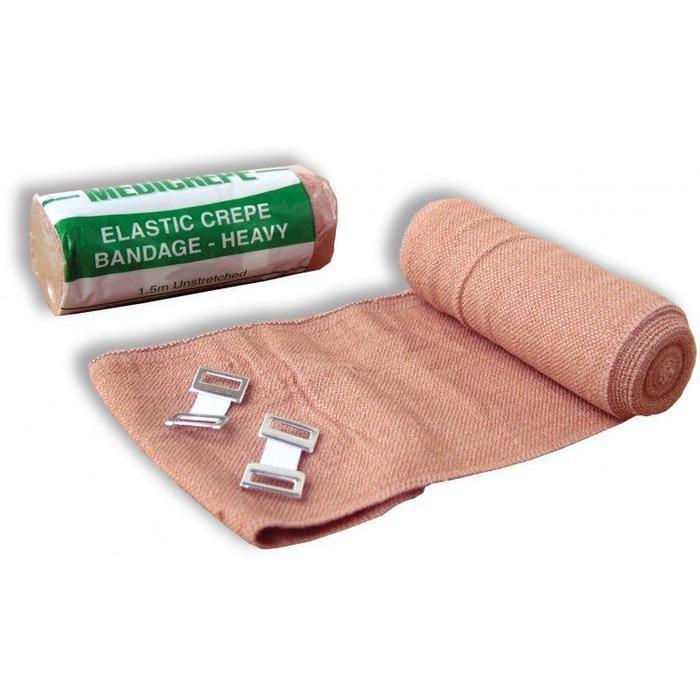 Warrior Medical FastAid Crepe Bandages Pack of 12 Heavy Weight - 5cm - Brown Tactical Distributors Ltd New Zealand