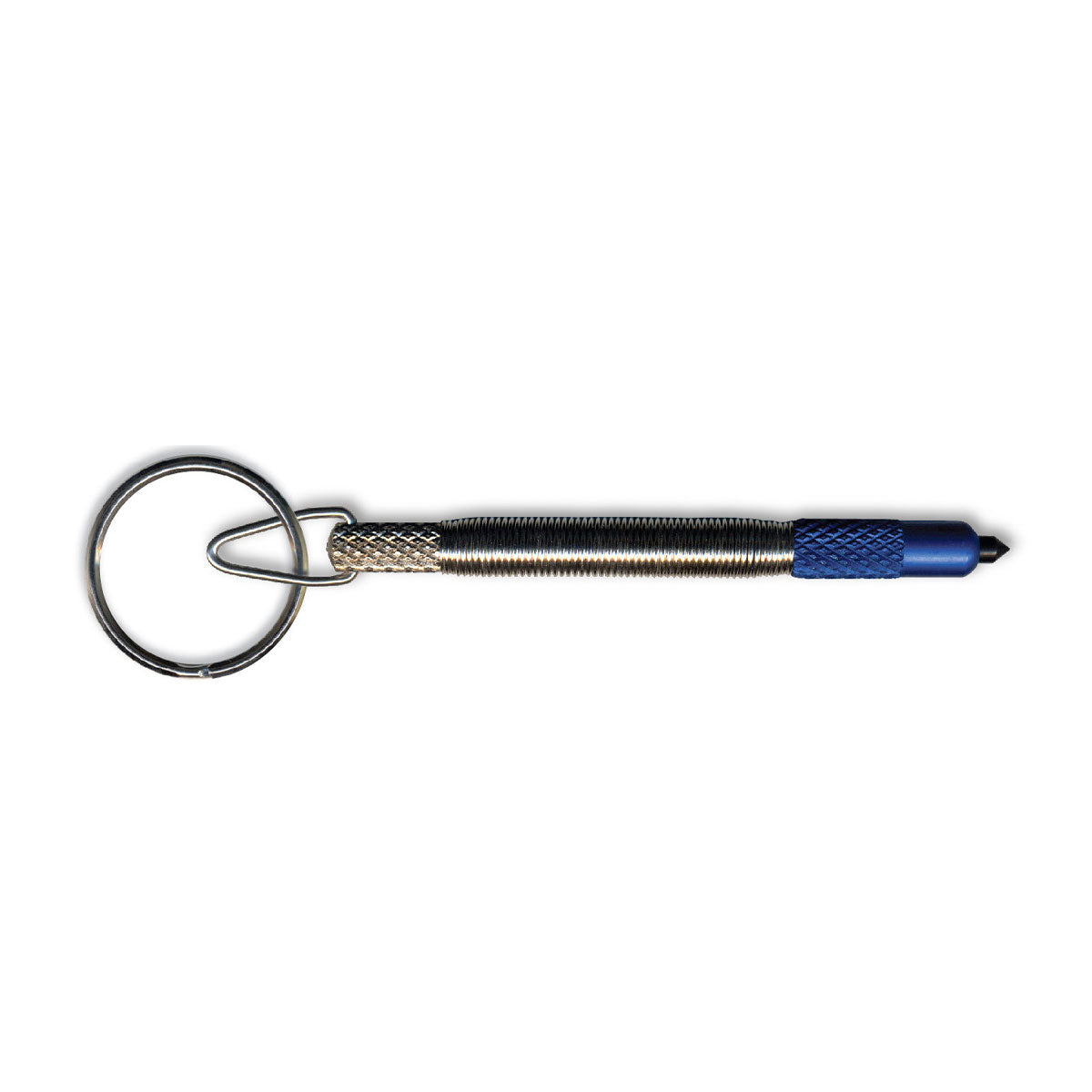 Zak Tool Key Ring Window Punch Nickel/Blue Tactical Distributors Ltd New Zealand