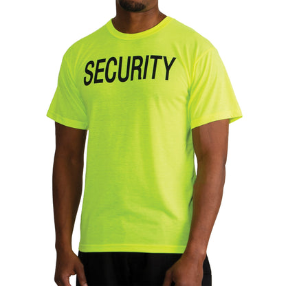 MilSpec 2-Sided Security T-Shirt Safety Green