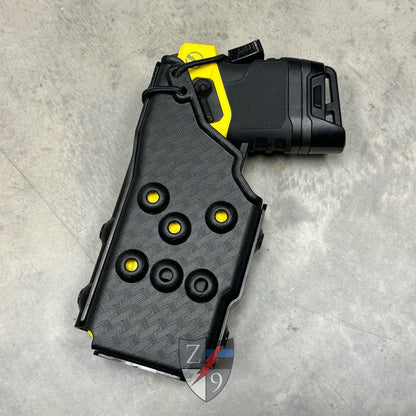 Zero9 Solutions Case for Taser Brand Energy Weapons - Taser 10 Black with Molle-Loks