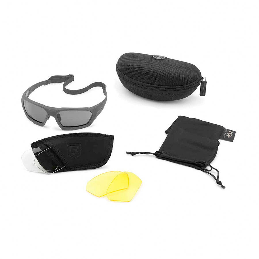 Revision ShadowStrike Ballistic Sunglasses 3 Lens Yellow Kit