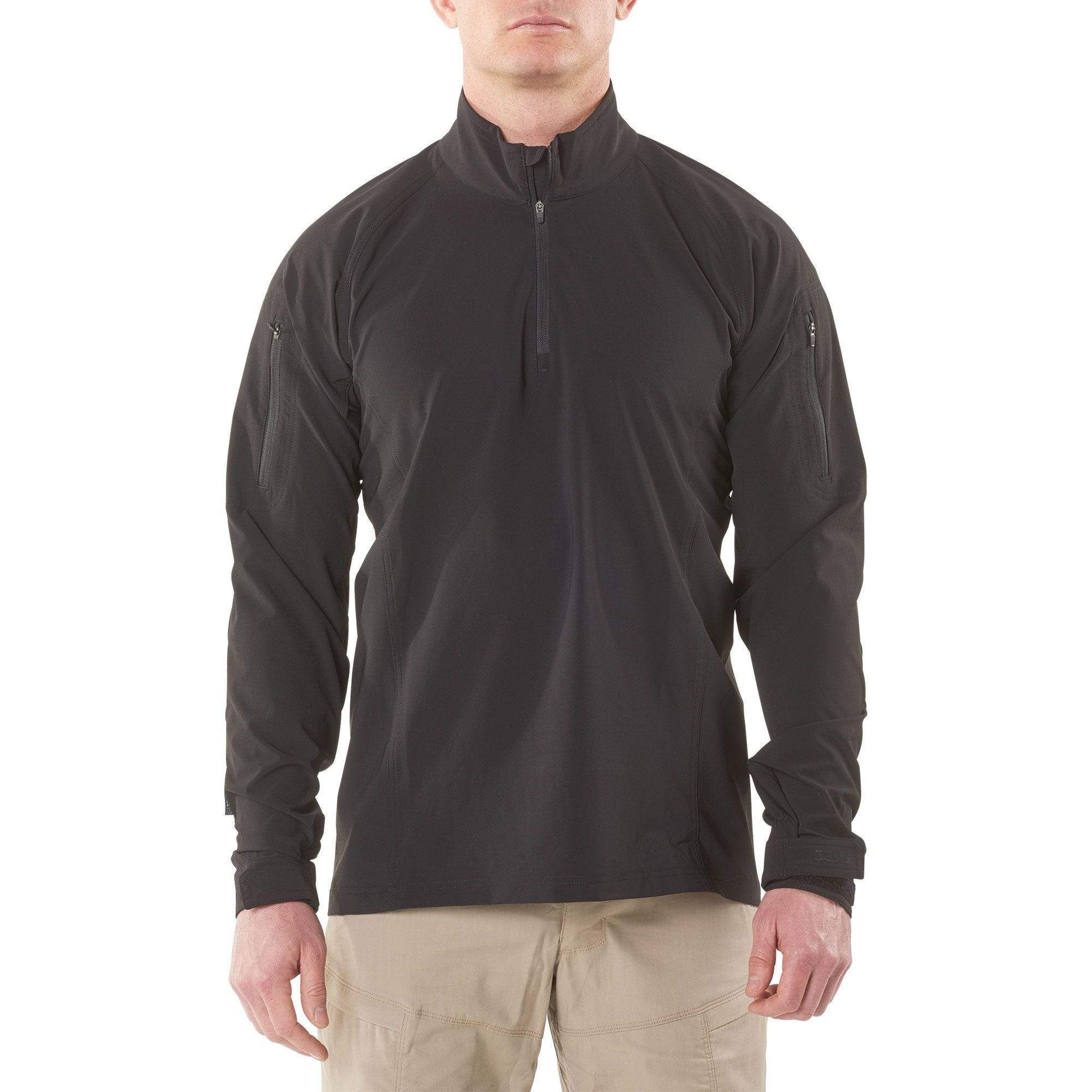 5.11 Rapid OPS Shirt Black Long Sleeve Shirts 5.11 Tactical Extra Small Tactical Gear Supplier Tactical Distributors Australia