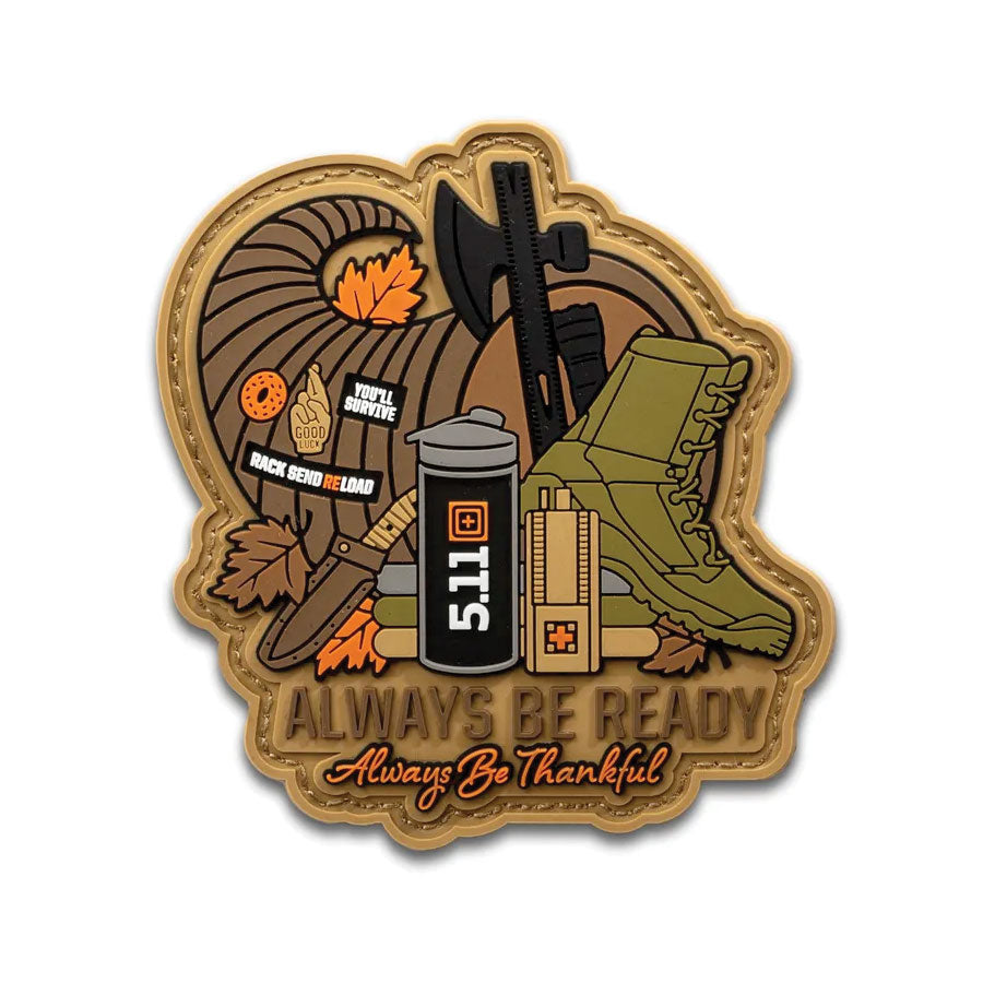 5.11 Tactical Always Be Thankful Patch Khaki Tactical Distributors Ltd New Zealand