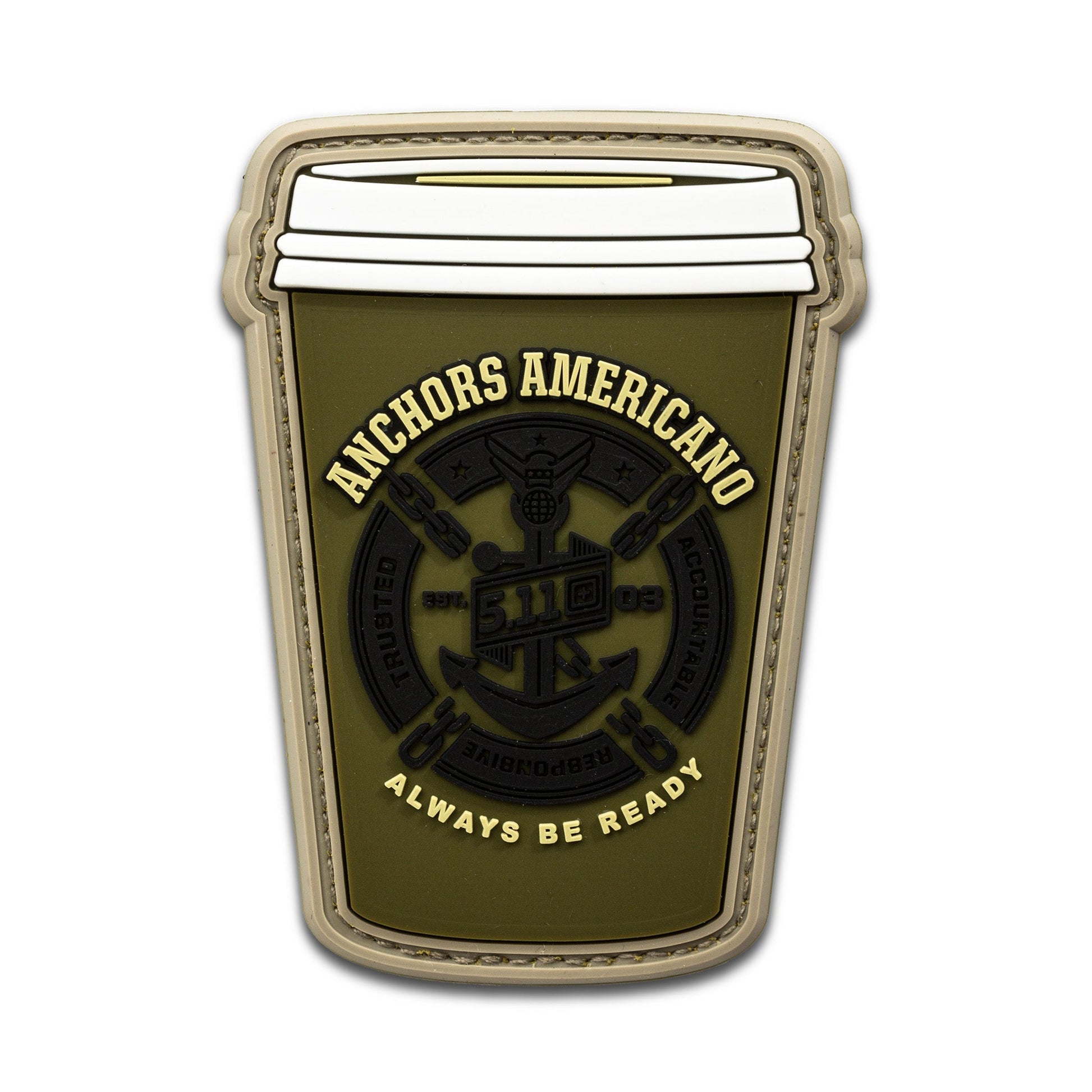 5.11 Tactical Anchors Americano Patch Tactical Distributors Ltd New Zealand