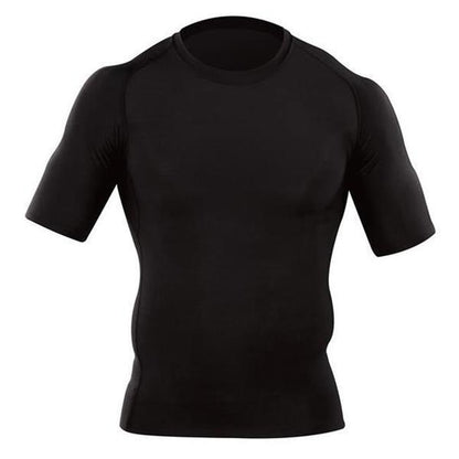 5.11 Tactical Antimicrobial Tight Crew Short Sleeve Shirt Black Tactical Distributors Ltd New Zealand