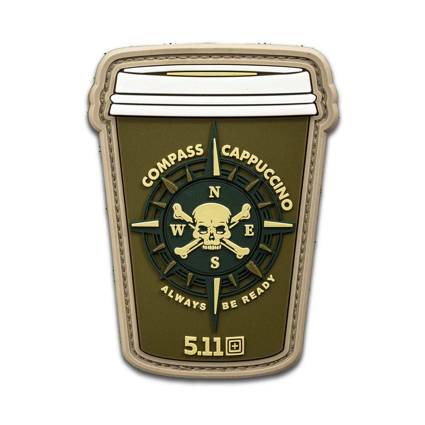 5.11 Tactical Compass Cappuccino Patch Tactical Distributors Ltd New Zealand