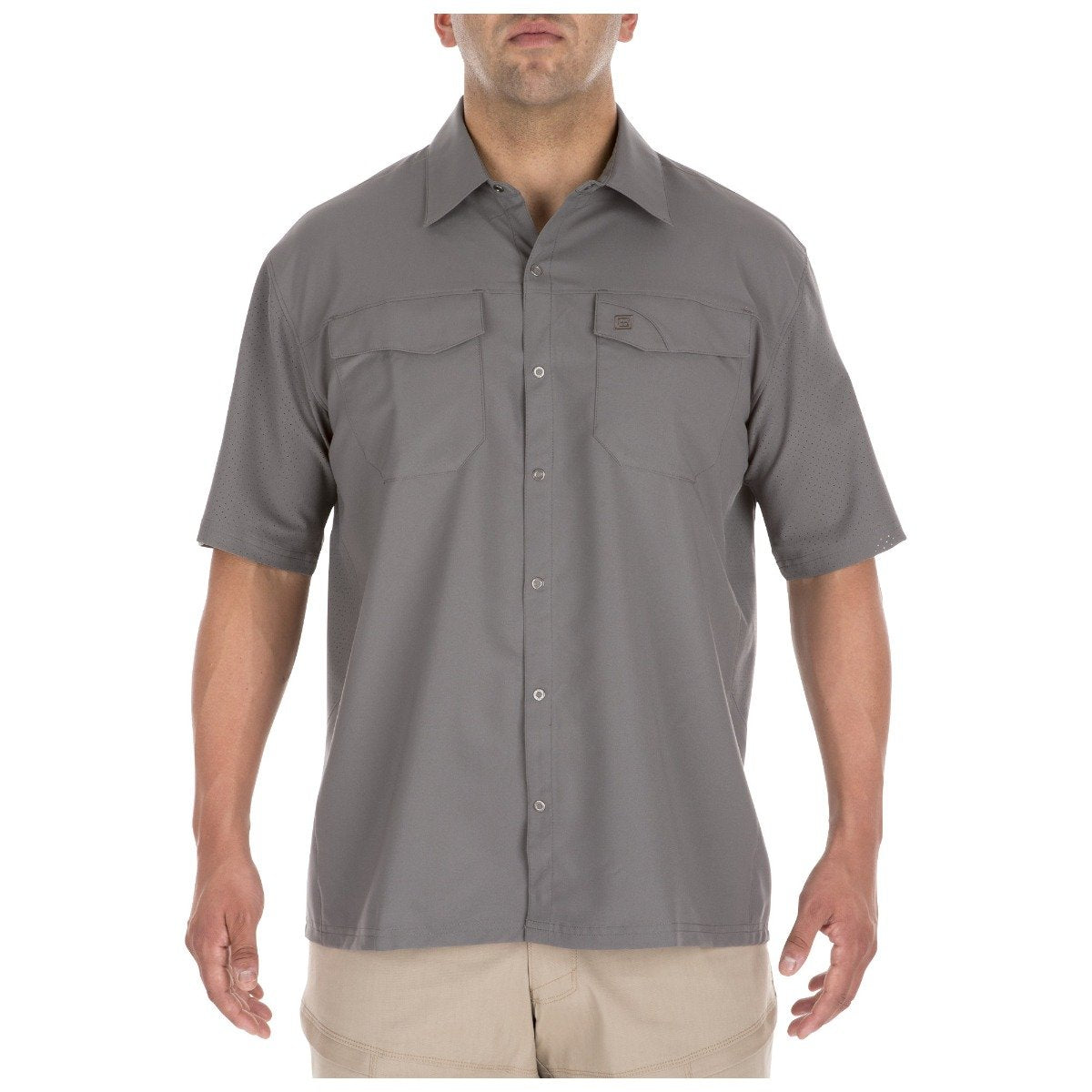 5.11 Tactical Freedom Flex Woven Short Sleeve Shirt Storm Small Tactical Distributors Ltd New Zealand