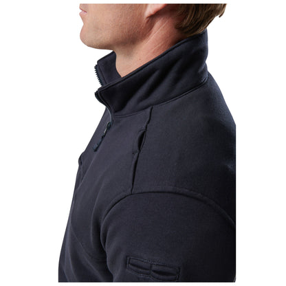 5.11 Tactical Job Shirt 1/4 Zip 2.0 Fire Navy Long Sleeve Shirts 5.11 Tactical Tactical Gear Supplier Tactical Distributors Australia