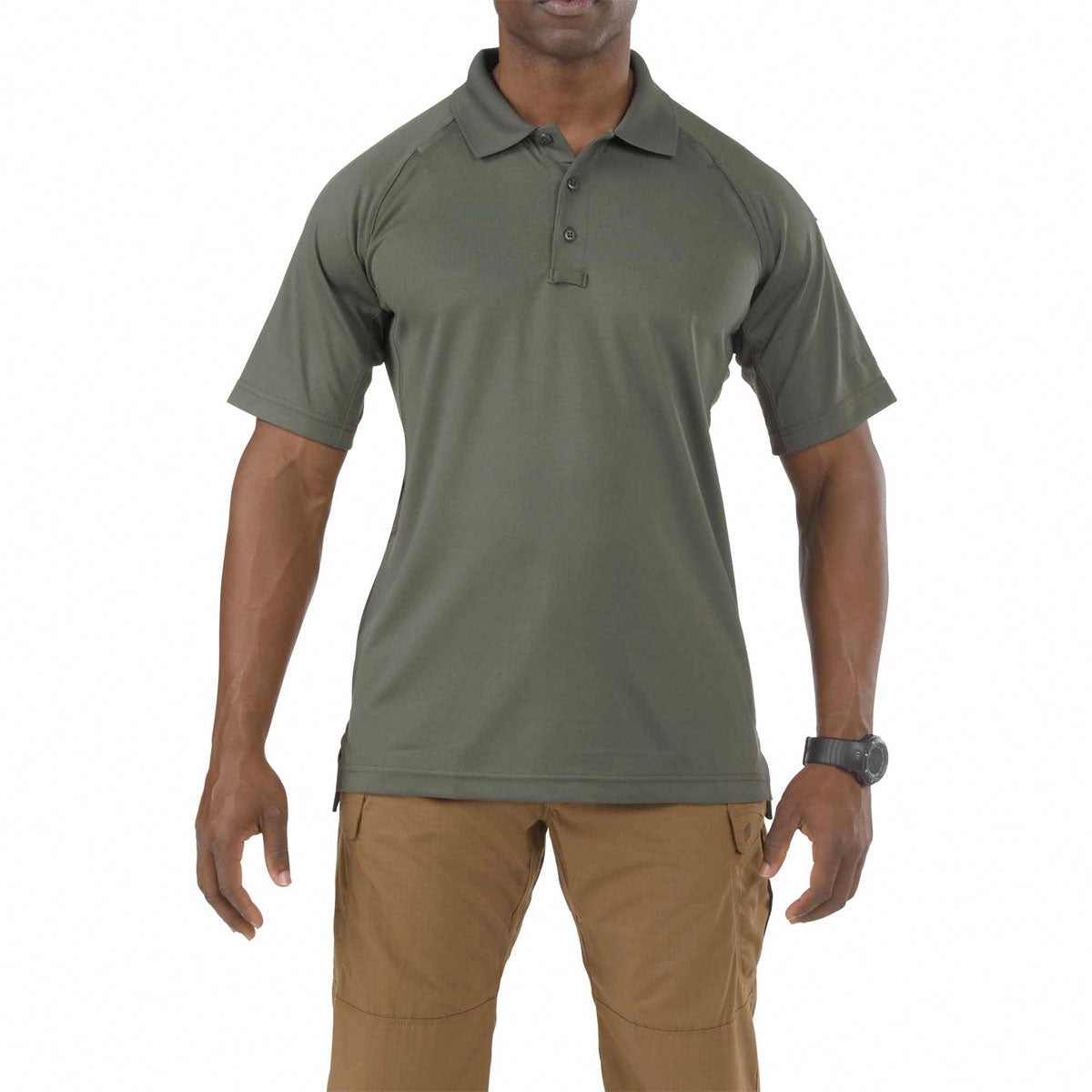 5.11 Tactical Performance Short Sleeve Polo Shirts TDU Green Tactical Distributors Ltd New Zealand
