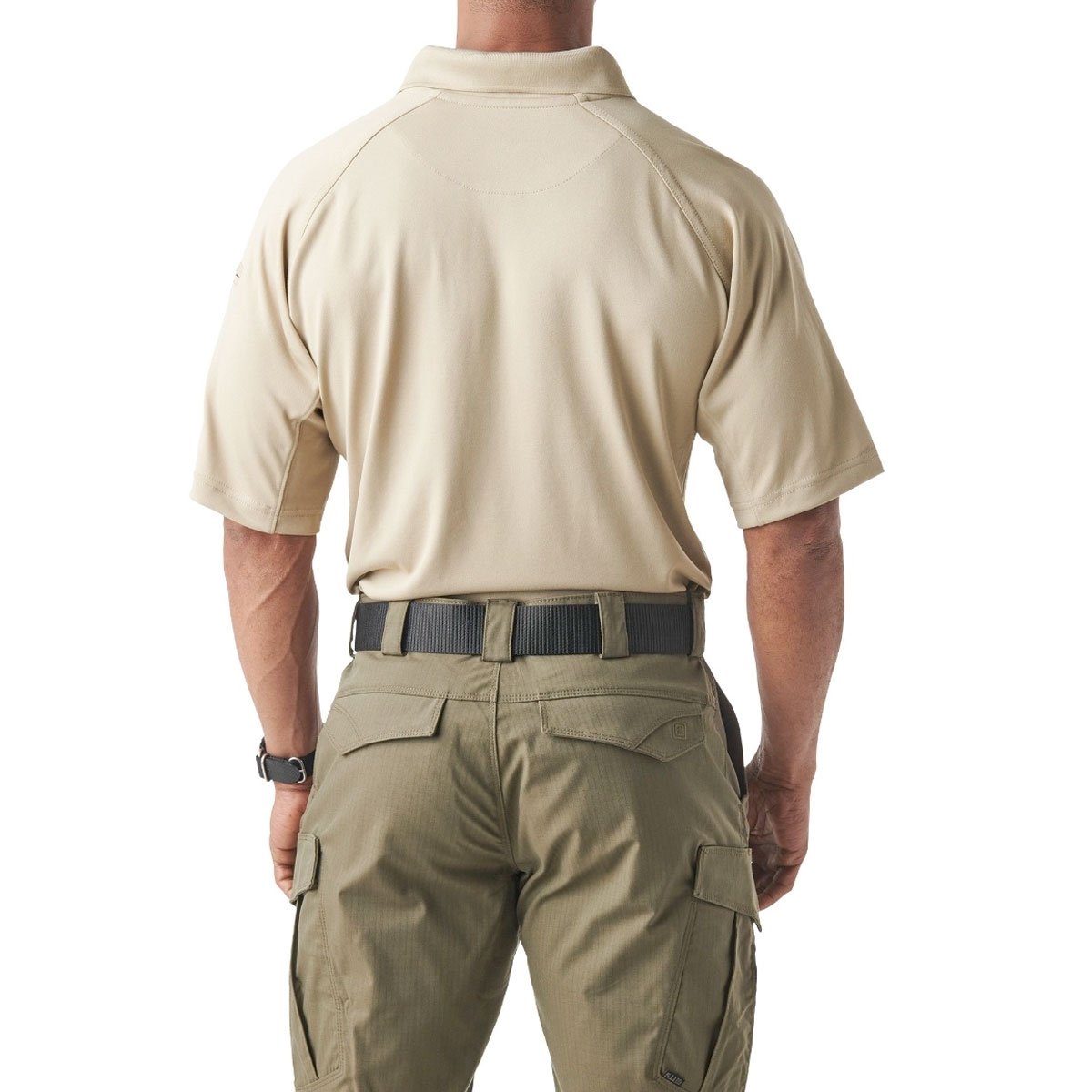 5.11 Tactical Performance Short Sleeve Polo Silver Tan Tactical Distributors Ltd New Zealand
