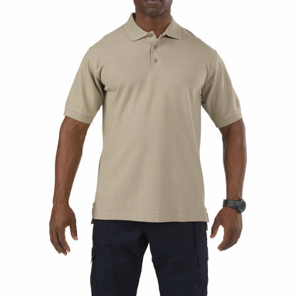 5.11 Tactical Professional Short Sleeve Polo Shirt Silver Tan Tactical Distributors Ltd New Zealand