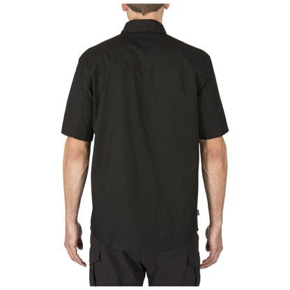 5.11 Tactical Stryke Short Sleeve Shirts Black Tactical Distributors Ltd New Zealand