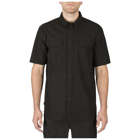 5.11 Tactical Stryke Short Sleeve Shirts Black Small Tactical Distributors Ltd New Zealand