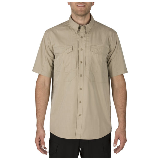 5.11 Tactical Stryke Short Sleeve Shirts Khaki Small Tactical Distributors Ltd New Zealand