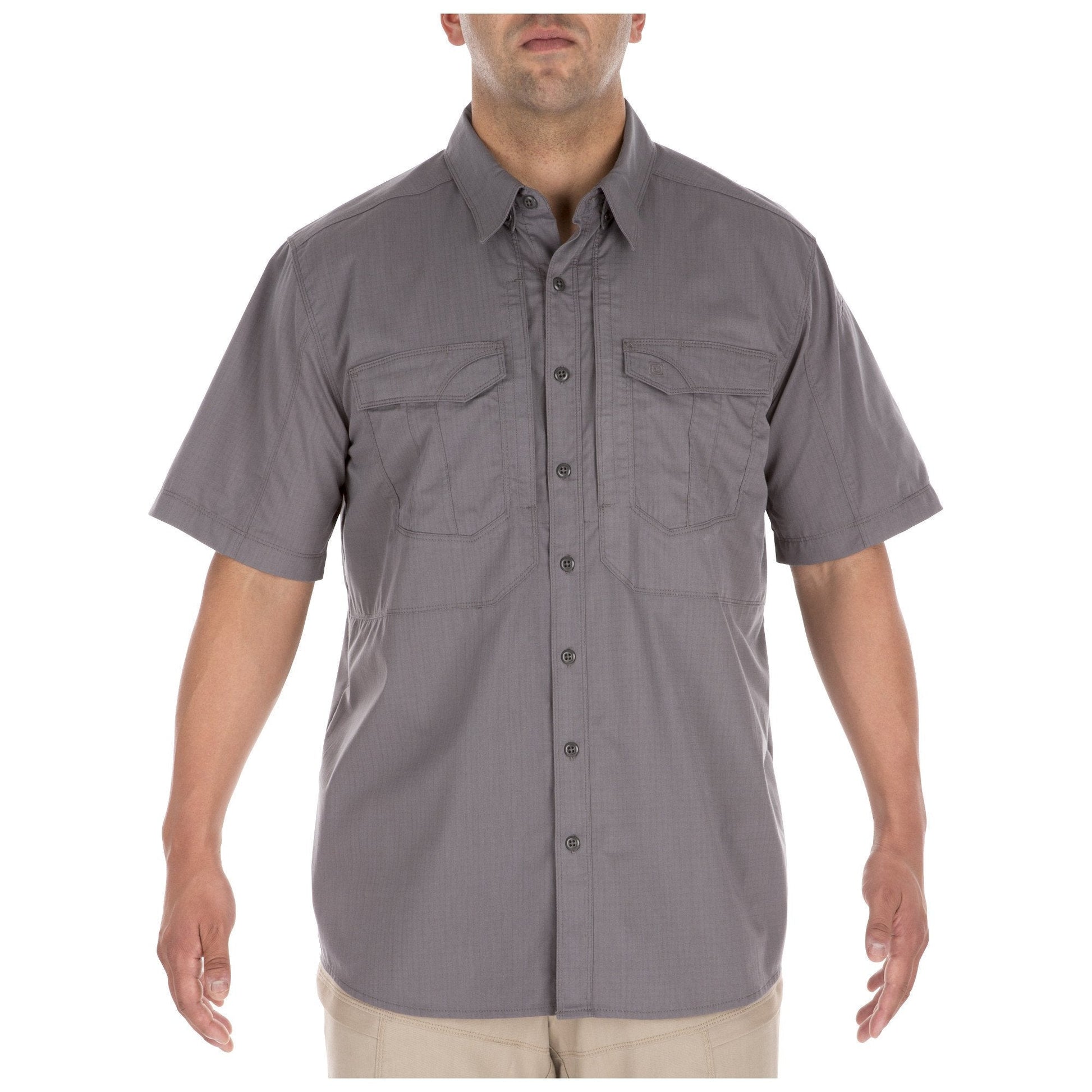 5.11 Tactical Stryke Short Sleeve Shirts Storm Small Tactical Distributors Ltd New Zealand