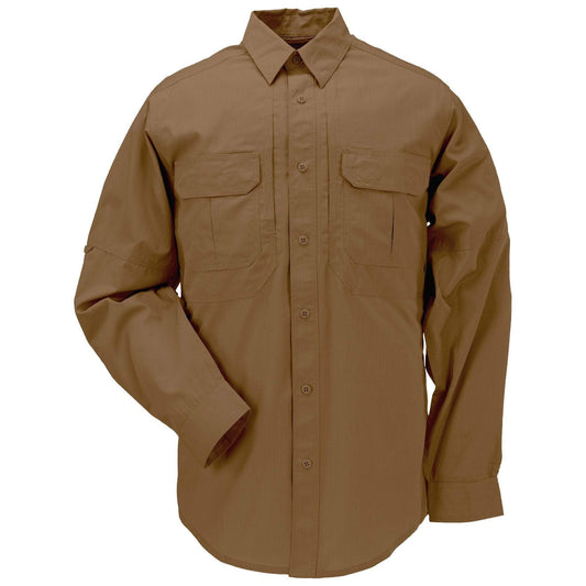 5.11 Tactical Taclite Pro Long Sleeve Shirt Battle Brown Tactical Distributors Ltd New Zealand