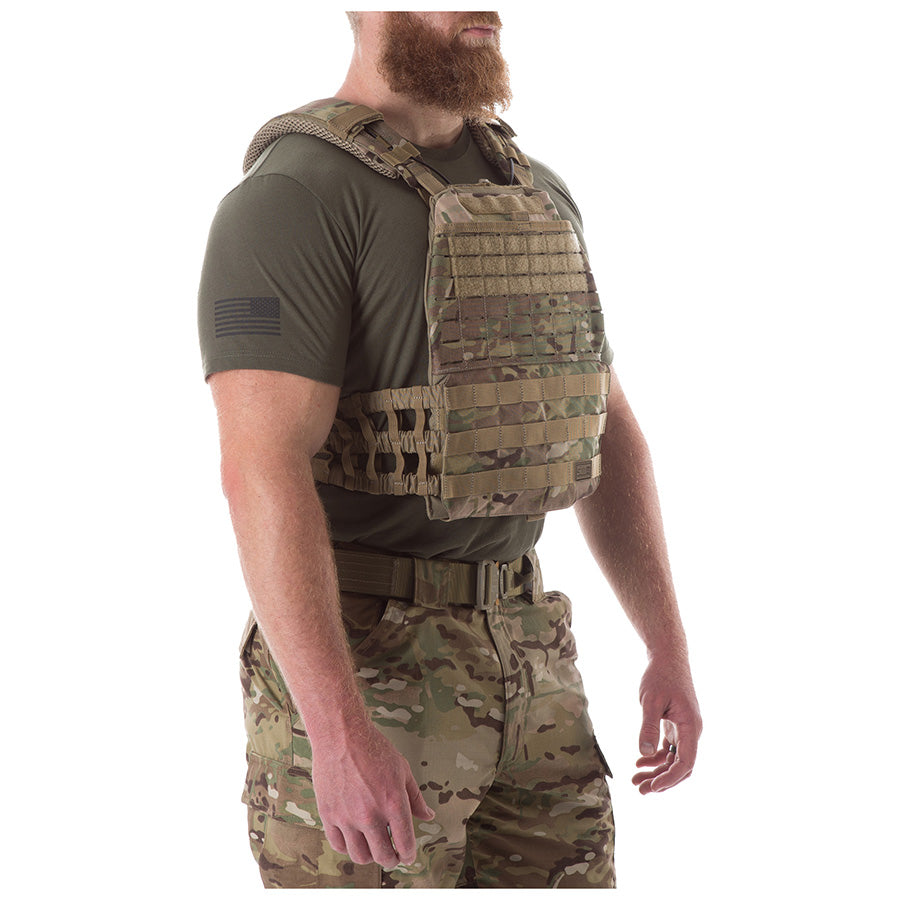 5.11 Tactical TacTec Plate Carrier Multicam Vests & Plate Carriers 5.11 Tactical Tactical Gear Supplier Tactical Distributors Australia