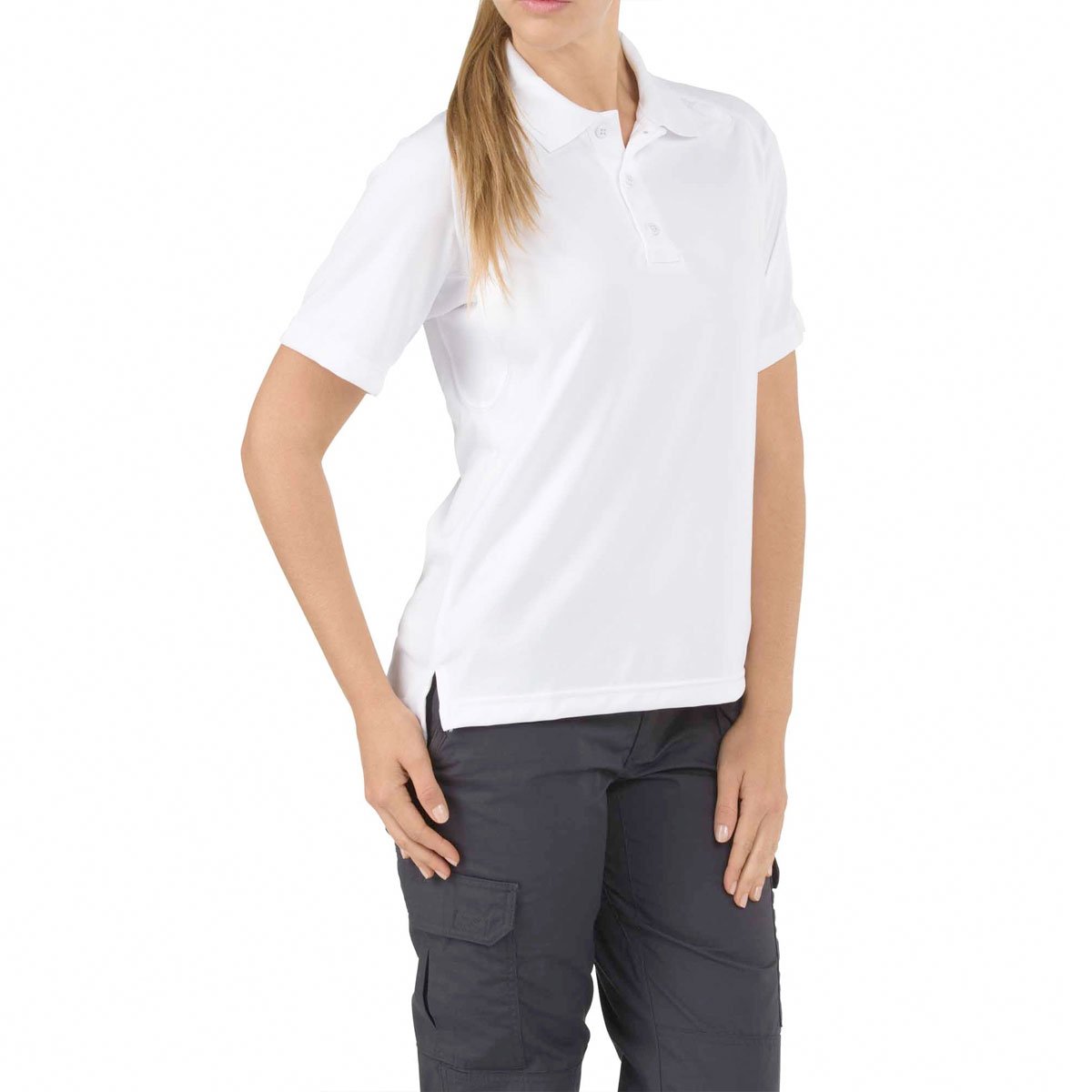 5.11 Tactical Womens Performance Short Sleeve Polo White Tactical Distributors Ltd New Zealand