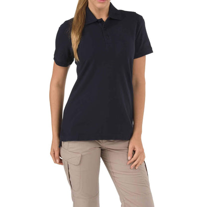 5.11 Tactical Women's Professional Short Sleeve Polo Dark Navy Small Tactical Distributors Ltd New Zealand