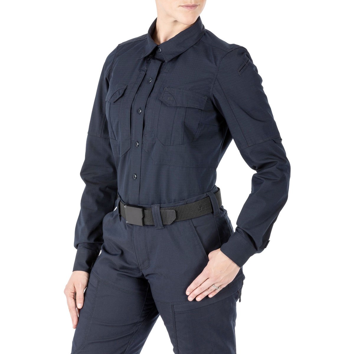 5.11 Tactical Women's Stryke Long Sleeve Shirt Dark Navy Long Sleeve Shirts 5.11 Tactical Tactical Gear Supplier Tactical Distributors Australia