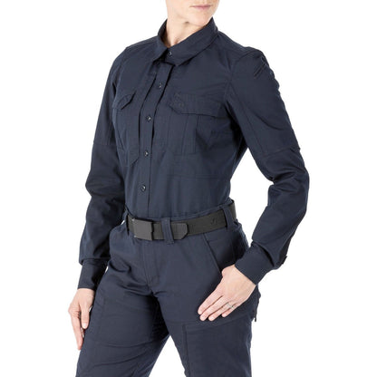 5.11 Tactical Women's Stryke Long Sleeve Shirt Dark Navy Tactical Distributors Ltd New Zealand