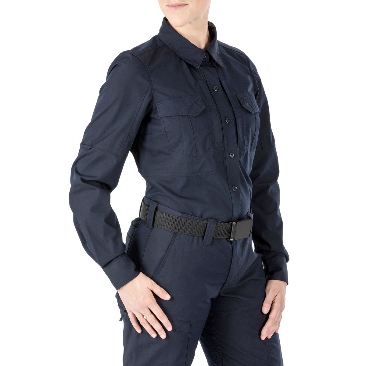 5.11 Tactical Women's Stryke Long Sleeve Shirt Dark Navy Tactical Distributors Ltd New Zealand