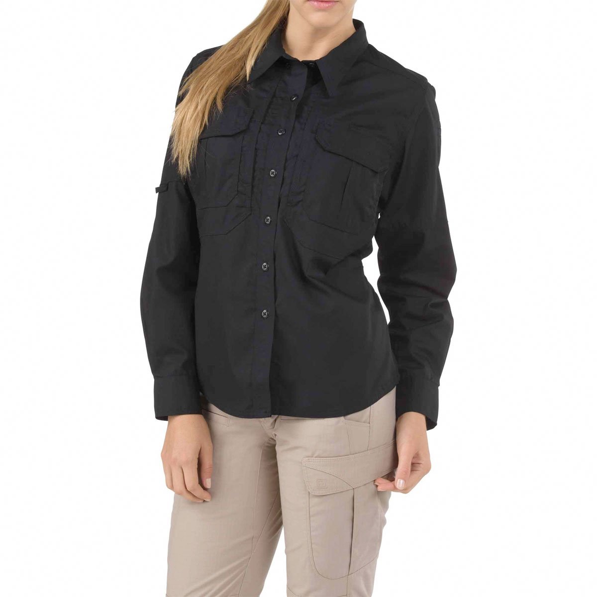 5.11 Tactical Womens Taclite Pro Long Sleeve Shirt Long Sleeve Shirts 5.11 Tactical Black X-Small Tactical Gear Supplier Tactical Distributors Australia