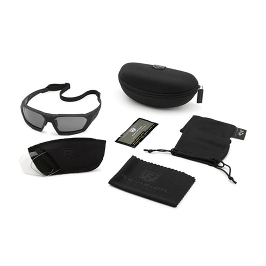 Revision Military Shadowstrike Ballistic Sunglasses U.S. Military Kit Black Frame