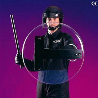 Arnold AR2 Riot Round Shield Arnold PPE Tactical Gear Supplier Tactical Distributors Australia
