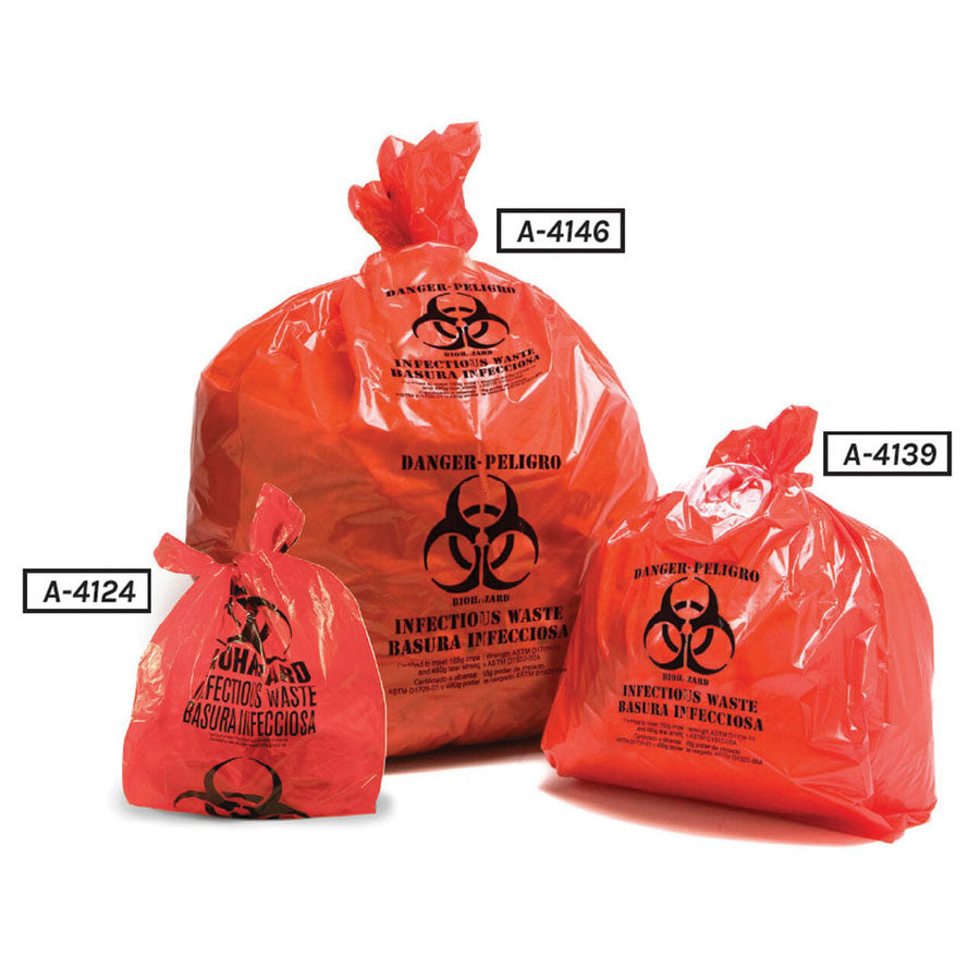 Arrowhead Forensics Biohazard Disposal Bags - 100/Pack Crime Scene Investigation Arrowhead Forensics Tactical Gear Supplier Tactical Distributors Australia