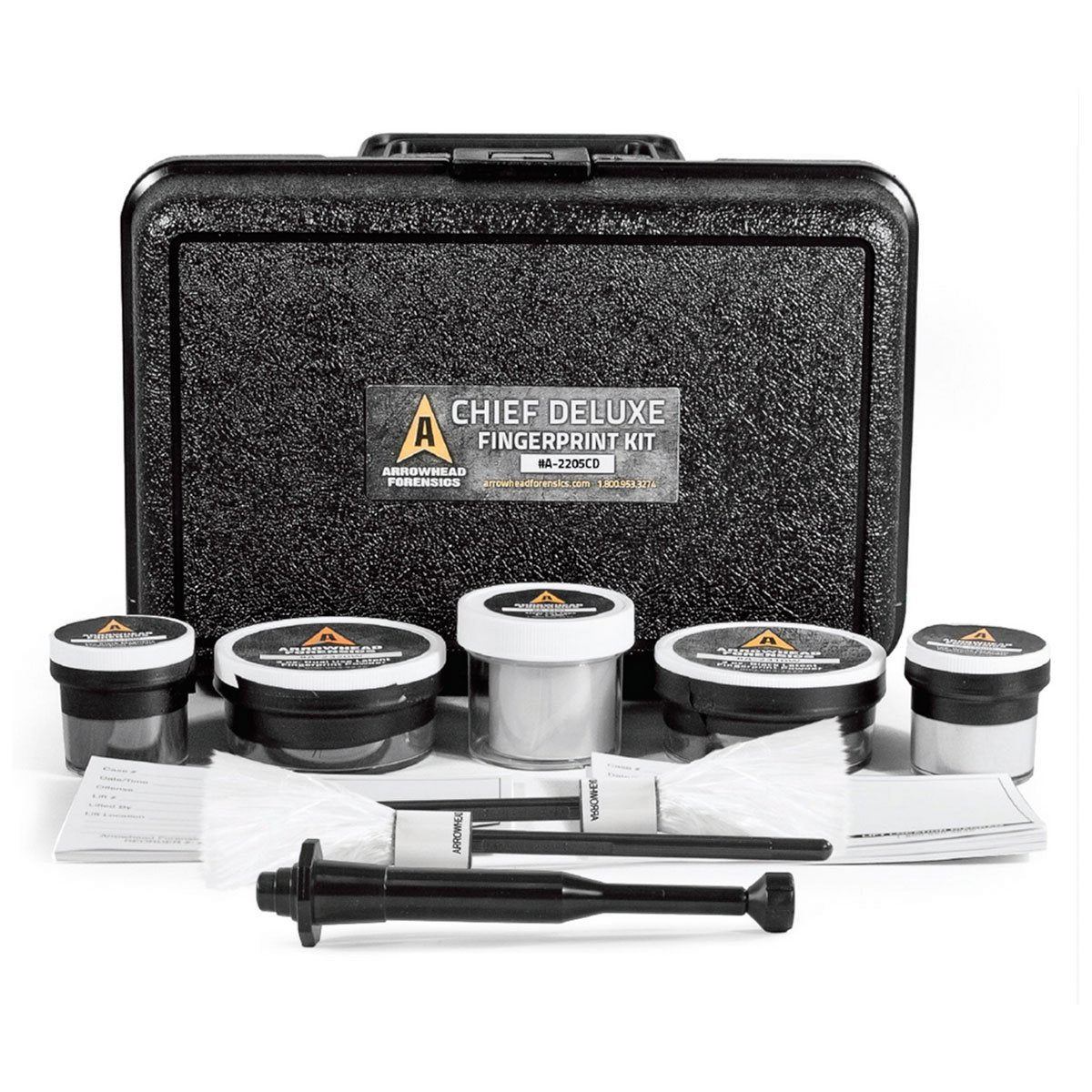 Arrowhead Forensics Chief Deluxe Fingerprint Kit Tactical
