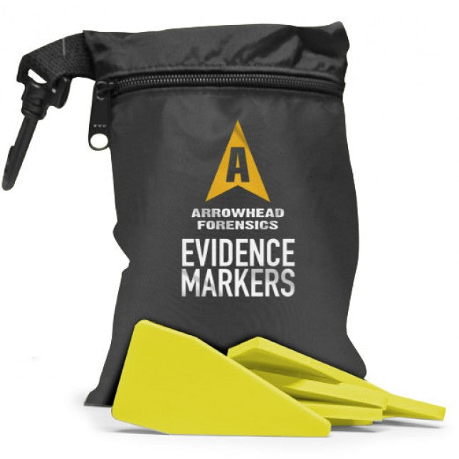 Arrowhead Forensics First Response Evidence Markers Fluorescent Yellow Tactical Distributors Ltd New Zealand