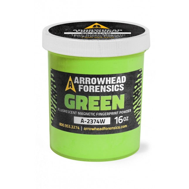 Arrowhead Forensics Fluorescent Magnetic Latent Fingerprint Powder Green Fluorescent Tactical Distributors Ltd New Zealand