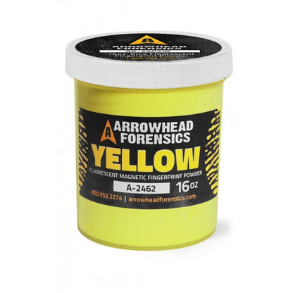 Arrowhead Forensics Fluorescent Magnetic Latent Fingerprint Powder Yellow Fluorescent Tactical Distributors Ltd New Zealand