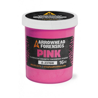 Arrowhead Forensics Fluorescent Magnetic Latent Fingerprint Powder Pink Fluorescent Tactical Distributors Ltd New Zealand