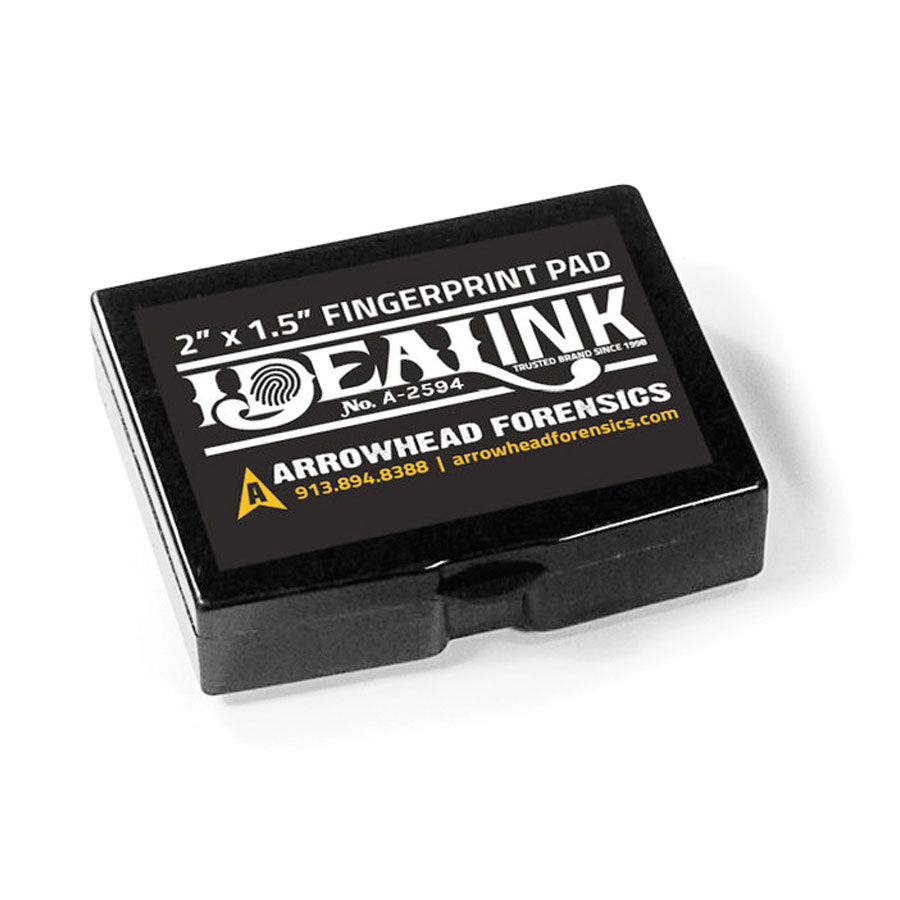 Arrowhead Forensics IdealInk Fingerprint Ink Pads IdealInk Fingerprint Pad - 2" x 1.5" (1200 Prints) Tactical Distributors Ltd New Zealand